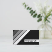 REtro AUDIOLOGIST Visitekaartje (Staand voorkant)