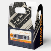 Retro Audiotape 50th Birthday Dank u GFB Bedankdoosjes (Geopend)