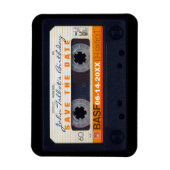 Retro Audiotape 60e verjaardag Save the date Magne Magneet (Verticaal)