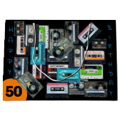 Retro Audiotape Cassette Mixtapenaam Birthday LGB Groot Cadeauzakje (Voorkant)