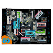 Retro Audiotape Cassette Mixtapenaam Birthday LGB Groot Cadeauzakje (Achterkant)