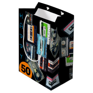 Retro Audiotape Cassette Mixtapenaam Birthday MGB Medium Cadeauzakje