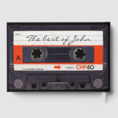 Retro Audiotape S 50ste verjaardagsfeest HCGB2 Gastenboek (Achterkant)