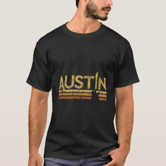 Retro Austin Texas Muziek T-shirt