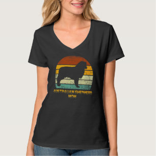 Retro Australian Shepherd Ma Doxie Dog Owner Mot T-shirt
