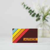 retro AUTHOR Visitekaartje (Staand voorkant)