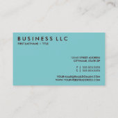 retro AUTHOR Visitekaartje (Achterkant)