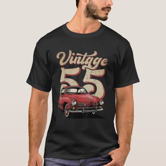 Retro Auto 1955 Chevys Bel Air Graphic T - shirts  (Voorkant)