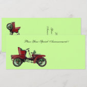 RETRO AUTO, AUTO-HERSTEL, groen (Voorkant / Achterkant)