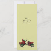 RETRO AUTO, AUTO RESTAURATIE, groen Aankondiging (Achterkant)