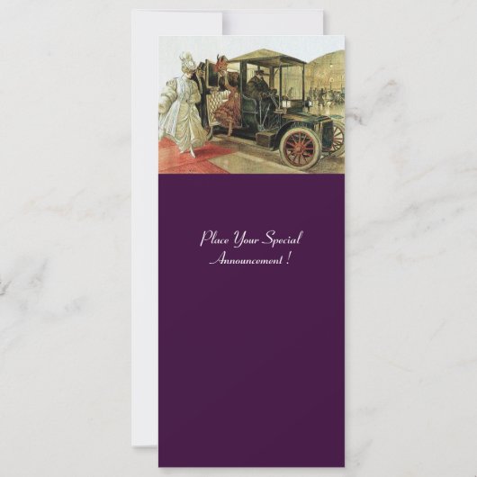 RETRO AUTO, AUTO RESTORATION 2, rode gele paars Aankondiging (Achterkant)