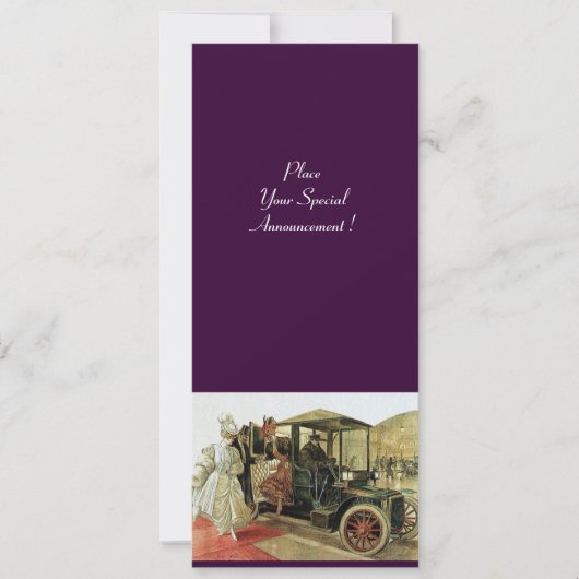 RETRO AUTO, AUTO RESTORATION 2, rode gele paars Aankondiging (Voorkant)