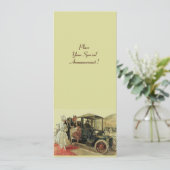 RETRO AUTO, AUTO RESTORATION 2, rood geel Aankondiging (Staand voorkant)