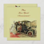 RETRO AUTO, AUTO RESTORATION 2, rood geel Aankondiging (Voorkant / Achterkant)