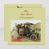 RETRO AUTO, AUTO RESTORATION 2, rood geel Aankondiging (Voorkant / Achterkant)