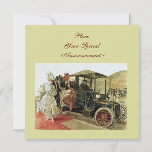 RETRO AUTO, AUTO RESTORATION 2, rood geel Aankondiging (Voorkant)