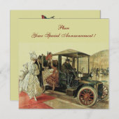 RETRO AUTO, AUTO RESTORATION 2, rood geel Aankondiging (Voorkant / Achterkant)