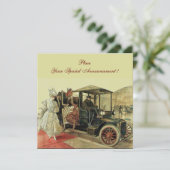 RETRO AUTO, AUTO RESTORATION 2, rood geel Aankondiging (Staand voorkant)