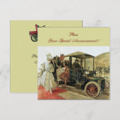 RETRO AUTO, AUTO RESTORATION 2, rood geel Aankondiging (Voorkant / Achterkant)