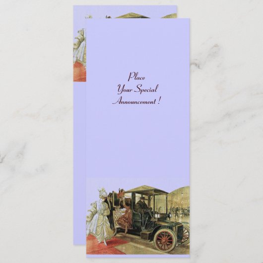 RETRO AUTO, AUTO RESTORATION 2, rood geel blauw Aankondiging (Voorkant / Achterkant)