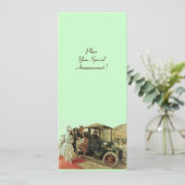 RETRO AUTO, AUTO RESTORATION 2, rood geel groen Aankondiging (Staand voorkant)