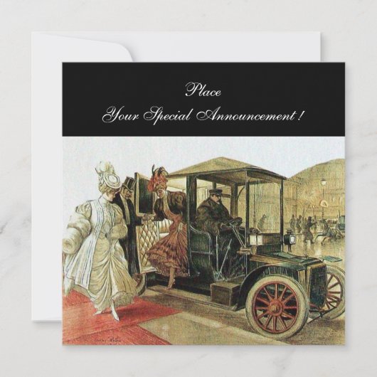 RETRO AUTO, AUTO RESTORATION 2, rood geel zwart Aankondiging (Voorkant)