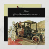 RETRO AUTO, AUTO RESTORATION 2, rood geel zwart Aankondiging (Voorkant / Achterkant)