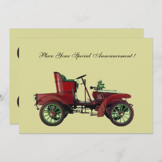 RETRO AUTO, AUTO-RETORATIE (Voorkant / Achterkant)