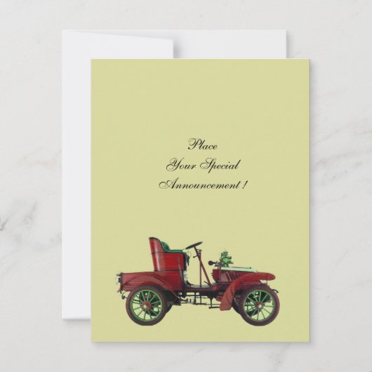 RETRO AUTO, AUTO-RETORATIE (Achterkant)