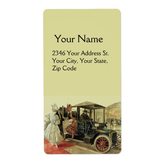 RETRO AUTO, AUTO RETORATIE 2 ETIKET (Voorkant)