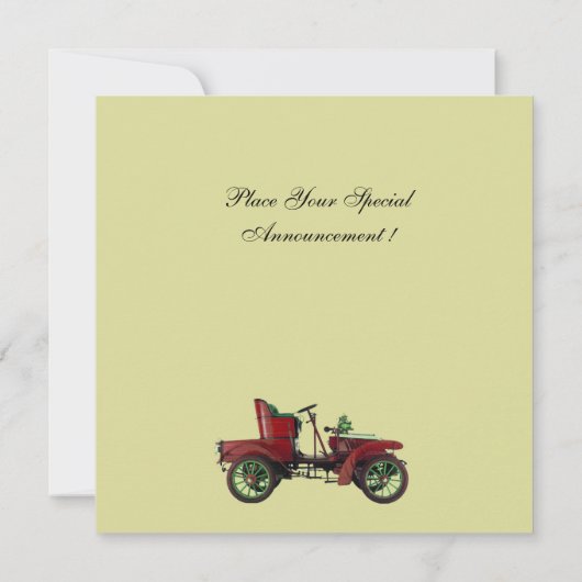 RETRO AUTO, AUTO-RETORATIE AANKONDIGING (Achterkant)