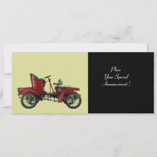 RETRO AUTO, AUTO RETORATION, zwart Aankondiging