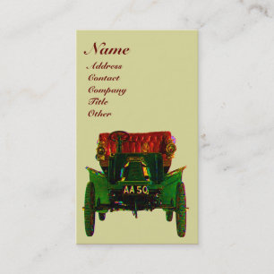 RETRO AUTO - AUTOMOTIEF VISITEKAARTJE