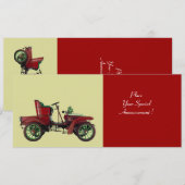 RETRO AUTO , AUTORERATIE , AANKONDIGING (Voorkant / Achterkant)