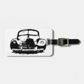 Retro-auto Bagagelabel (Voorkant horizontaal)