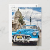 Retro-auto Briefkaart (Voorkant / Achterkant)