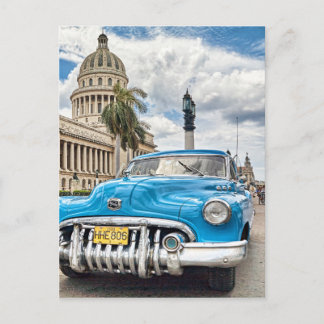 Retro-auto Briefkaart