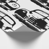 Retro-auto Cadeaupapier