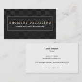 Retro Auto Detailering & Auto Body Reparatie Gerui Visitekaartje (Voorkant / Achterkant)