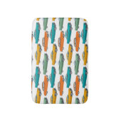 Retro Auto Fifties Stijl Patroon Badmat (Voorkant Verticaal)
