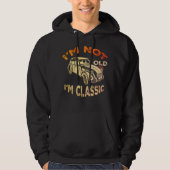 Retro Auto Gift, Funny Classic Car Lover Hoodie (Voorkant)