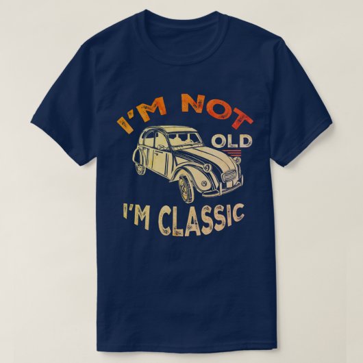 Retro Auto Gift, Funny Classic Car Lover T-shirt (Design voorkant)