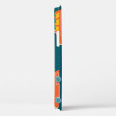 Retro auto kerstboom patroon Case-Mate iPhone case (Achterkant / Rechts)