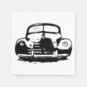 Retro auto papier servetten (Voorkant)