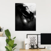 Retro-auto Poster (Thuiskantoor)