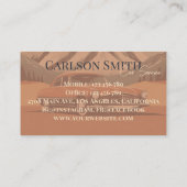 Retro  Auto-service Visitekaartje (Achterkant)