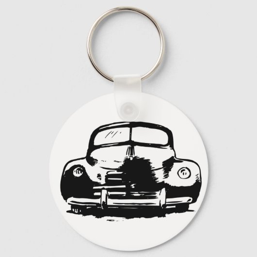 Retro auto Sleutelhanger (Voorkant)