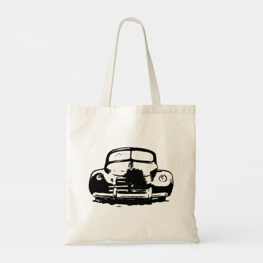 Retro-auto Tote Bag (Achterkant)