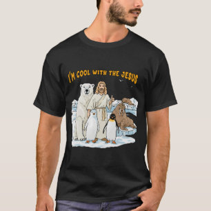 Retro auto UFO Alien ontvoering Surrealistische ku T-shirt