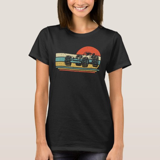 Retro  Autocross Auto Racing 2 T-shirt (Voorkant)